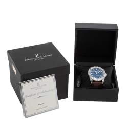 Bernhard H. Mayer Blue Stainless Steel Limited Edition Ballad BH05/CWR Men's Wristwatch 44 mm