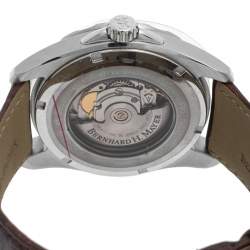 Bernhard H. Mayer Blue Stainless Steel Limited Edition Ballad BH05/CWR Men's Wristwatch 44 mm