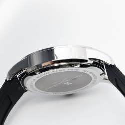 Pre Owned Bernhard H. Mayer Blue Stainless Steel Black Silicon Drift Men's Wristwatch 44 mm