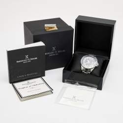 Pre Owned Bernhard H. Mayer Black Stainless Steel Nauticus Austro 41701.566.6 Limited Edition Men's Wristwatch 45 mm