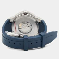 Bernhard H. Mayer Blue Ceramic Stainless Steel Rubber Limited Edition PowerMaster Blue BH44T/CW Men's Wristwatch 44 mm
