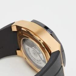 Bernhard H Mayer Black Ceramic Rose Gold PVD Stainless Steel Rubber Exemplar Rose Gold Limited Edition Men's Wristwatch 46 mm