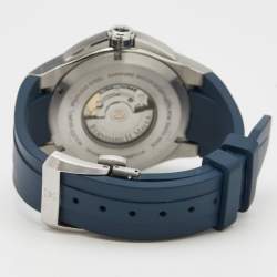 Bernhard H. Mayer Blue Ceramic Stainless Steel Rubber Limited Edition PowerMaster Blue BH44T/CW Men's Wristwatch 44 mm