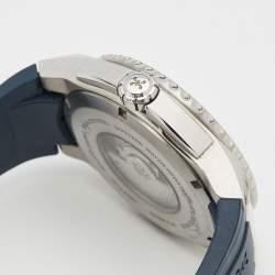 Bernhard H. Mayer Blue Ceramic Stainless Steel Rubber Limited Edition PowerMaster Blue BH44T/CW Men's Wristwatch 44 mm