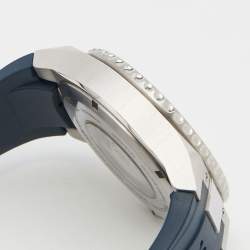 Bernhard H. Mayer Blue Ceramic Stainless Steel Rubber Limited Edition PowerMaster Blue BH44T/CW Men's Wristwatch 44 mm