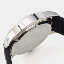 Bernhard H. Mayer Blue Stainless Steel Silicone Drift BH01P/CW Men's Wristwatch 44 mm