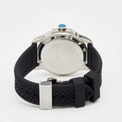 Bernhard H. Mayer Blue Stainless Steel Silicone Drift BH01P/CW Men's Wristwatch 44 mm