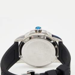 Bernhard H. Mayer Blue Stainless Steel Silicone Drift BH01P/CW Men's Wristwatch 44 mm