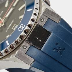Bernhard H. Mayer Blue Ceramic Stainless Steel Rubber Limited Edition PowerMaster Blue BH44T/CW Men's Wristwatch 44 mm