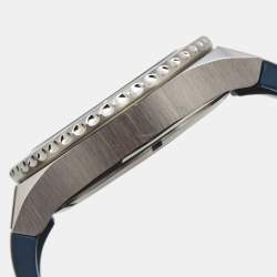 Bernhard H. Mayer Blue Ceramic Stainless Steel Rubber Limited Edition PowerMaster Blue BH44T/CW Men's Wristwatch 44 mm