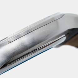 Pre Owned Bernhard H. Mayer Black Stainless Steel Leather Force Ultimate B2499/CW Men's Wristwatch 41 mm