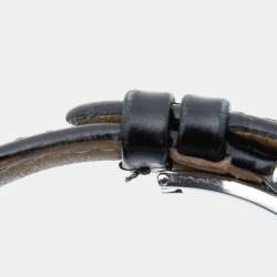 Pre Owned Bernhard H. Mayer Black Stainless Steel Leather Force Ultimate B2499/CW Men's Wristwatch 41 mm