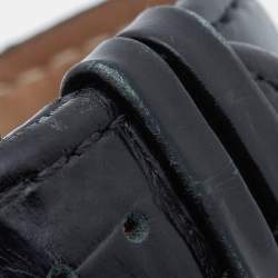 Pre Owned Bernhard H. Mayer Black Stainless Steel Leather Force Ultimate B2499/CW Men's Wristwatch 41 mm