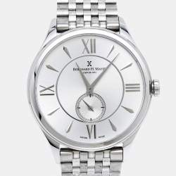  Bernhard H.Mayer Silver Stainless Steel Muses BH08/CW wristwatch Men's Wristwatch 42 mm 