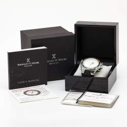 Pre Owned Bernhard H. Mayer White Stainless Steel Limited Edition Striker Victory BH22/CW Men's Wristwatch 52 mm