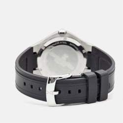Bernhard H. Mayer Black Stainless Steel Rubber Le Classique BH33P/CW Men's Wristwatch 42 mm