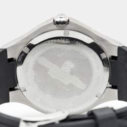 Bernhard H. Mayer Black Stainless Steel Rubber Le Classique BH33P/CW Men's Wristwatch 42 mm