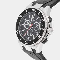 Bernhard H.Mayer Black Stainless Steel Rubber BH43T/CW Men's Wristwatch 44 mm