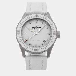 Blancpain Fifty Fathoms Bathyscaphe 5100-1127-W52A  Men's Wristwatch 38MM
