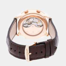 Blancpain Villeret Reveil GMT 6640-3642-55B Automatic Men's Wristwatch 40MM