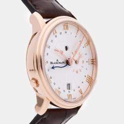 Blancpain Villeret Reveil GMT 6640-3642-55B Automatic Men's Wristwatch 40MM