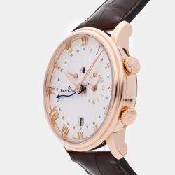 Blancpain Villeret Reveil GMT 6640-3642-55B Automatic Men's Wristwatch 40MM