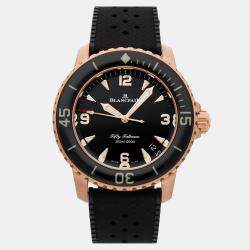 Pre Owned Pre-Owned Blancpain Fifty Fathoms 5010-36B30-B64A Automatic   Men's Watch 43 mm