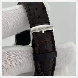 Pre Owned Blancpain Leman Ultra Slim Big Date 2150-1127-53 Automatic White Stainless Steel Men's Wristwatch 38 mm