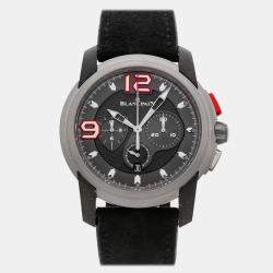 مملوكة مسبقًا ساعة بلانكبين إل-إيفولوشن كرونوغراف فلاي باك سوبر تروفيو 8885F-1203-52B أوتوماتيك مستعملة 43 ملم