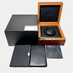 Pre Owned ساعة يد رجالية مستعملة بلانكبيين فيليريه كوانتيم أنويل جي إم تي 6670-1127-55B أوتوماتيك 40 ملم