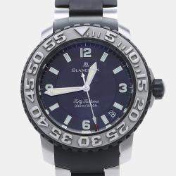 مملوكة مسبقًا Blancpain Fifty Fathoms Steel Automatic Men's Wristwatch 40 mm