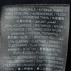 Pre Owned بنطلون بوغي ميلانو بي تيك نايلون أزرق بحري مقاس متوسط / كبير