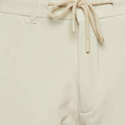 Pre Owned بنطلون بوغي ميلانو بي تيك نايليون بيج مقاس متوسط / كبير