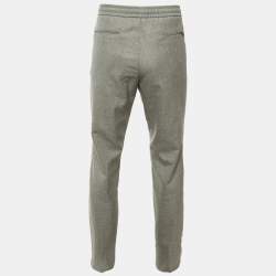 Pre Owned Boggi Milano Grey Wool Trousers M/L