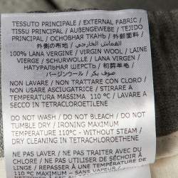 Pre Owned Boggi Milano Grey Wool Trousers M/L