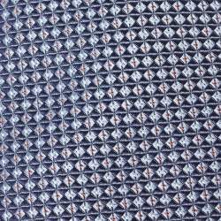 Pre Owned Boss By Hugo Boss Blue Geometric Pattern Silk Jacquard Tie