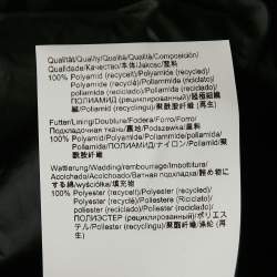 Pre Owned Boss By Hugo Boss Black Nylon Zip-Up Puffer Vest Jacket XL