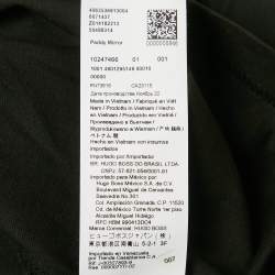 Pre Owned Boss By Hugo Boss Black Cotton Paddy Mirror Polo T-Shirt S