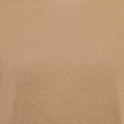 Pre Owned Boss By Hugo Boss Brown Linen Blend Knit Crew Neck T-Shirt S