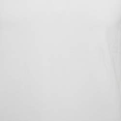 Pre Owned تي شيرت بوس باي هوغو بوس قطن جيرسي أبيض تيفرت صغير