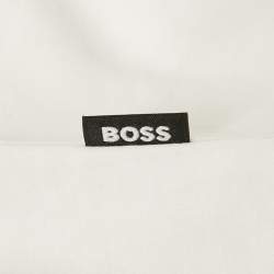 Pre Owned تي شيرت بوس باي هوغو بوس قطن جيرسي أبيض تيفرت صغير