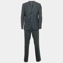Boss By Hugo Boss Navy Blue Wool Tailored Suit XL
