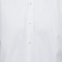 Pre Owned Boss by Hugo Boss White Cotton Gardner Regular Fit Shirt 4XL