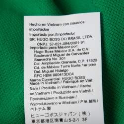 Boss By Hugo Boss Green Cotton Pique Polo T-Shirt XL