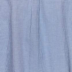 Pre Owned Boss By Hugo Boss Navy Blue Checked Cotton Slim Fit Shirt XL