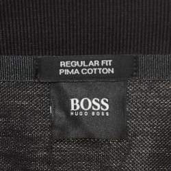 Boss By Hugo Boss Black Pima Cotton Polo T-Shirt XXL
