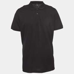 Boss By Hugo Boss Black Pima Cotton Polo T-Shirt XXL