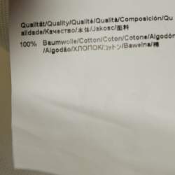 Pre Owned Boss By Hugo Boss White Logo Embroidered Cotton Regular Fit Shirt XXL