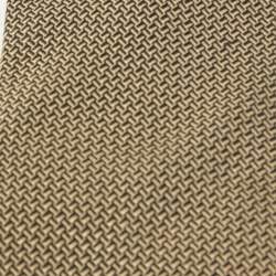Pre Owned Boss By Hugo Boss Brown Patterned Silk Traditional Tie
