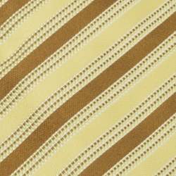 Pre Owned Boss by Hugo Boss Yellow Striped Jacquard Traditional Tie